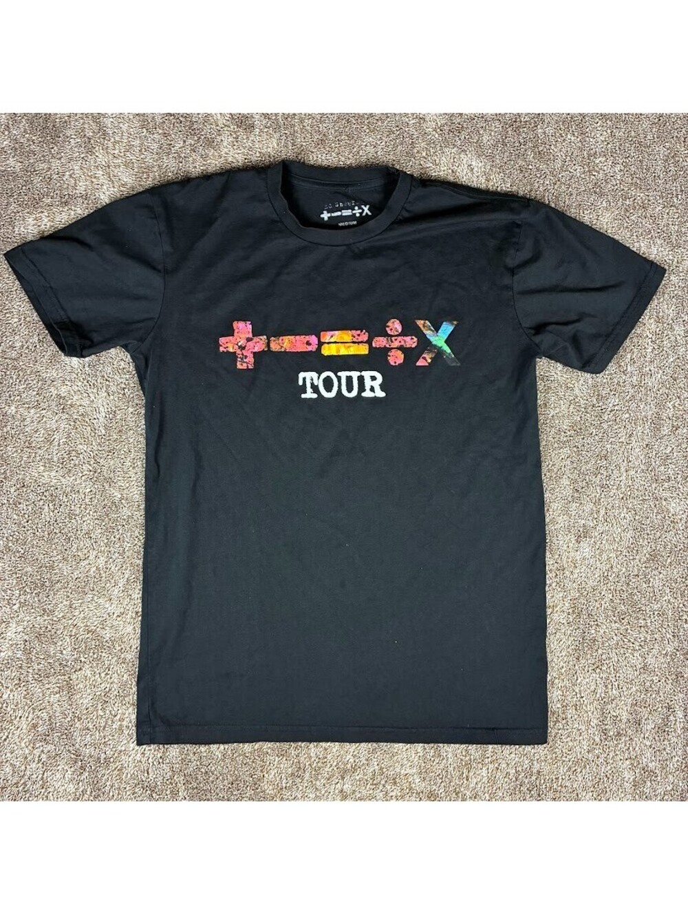 Ed Sheeran 2023 Mathematics Tour Las Vegas T Shirt Mens Size Medium